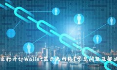 为什么打开tpWallet显示无网